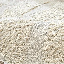 Tapis à poils longs - Callista Natural Cotton Shaggy (beige)