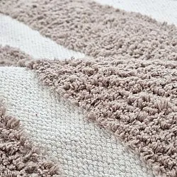 Tapis à poils longs - Callista Natural Cotton Shaggy (taupe)