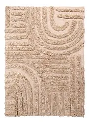 Tapis shaggy - Cazorla Natural Cotton Shaggy (beige)