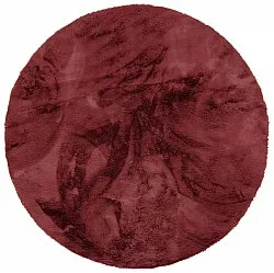 Tapis ronds - Cloud Super Soft (rouge)