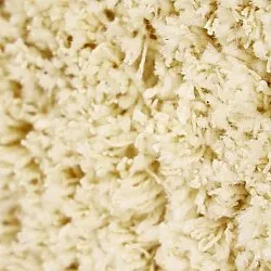Tapis shaggy - Combarro Solid Cotton Shaggy (jaune clair)