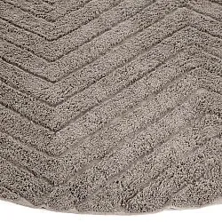 Tapis rond - Conara Natural Cotton Shaggy (taupe)