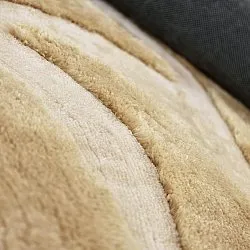 Tapis shaggy - Fergana (crème/beige)