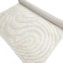 Tapis à poils longs - Gifu (blanc cassé)