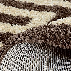 Tapis shaggy - Imilchil (beige/marron)
