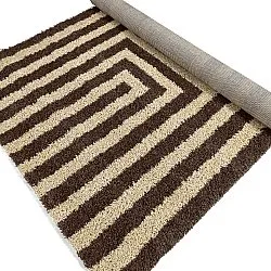 Tapis à poils longs - Imilchil (beige/marron)