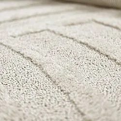 Tapis moelleux - Iwaki (blanc cassé)