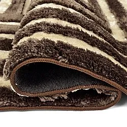 Tapis shaggy - Karbala (beige/marron)