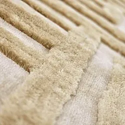 Tapis shaggy - Karbala (crème/beige)