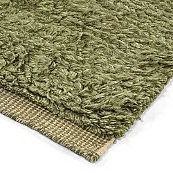Tapis shaggy - Kiberg Hand Woven Wool Shaggy (vert)