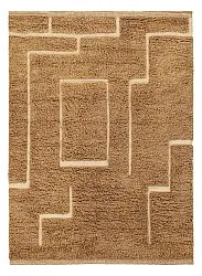 Tapis shaggy - Kiberg Hand Woven Wool Shaggy (beige)
