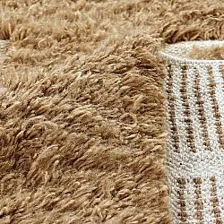 Tapis shaggy - Kiberg Hand Woven Wool Shaggy (beige)