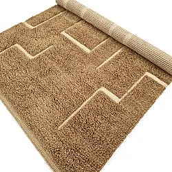 Tapis shaggy - Kiberg Hand Woven Wool Shaggy (beige)