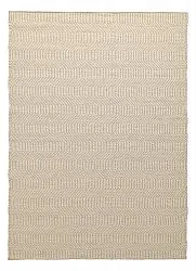 Tapis de laine - Larkana (beige/blanc)