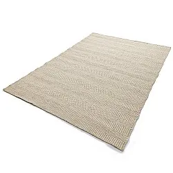 Tapis de laine - Larkana (beige/blanc)
