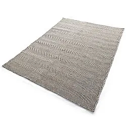 Tapis de laine - Larkana (marron/blanc)