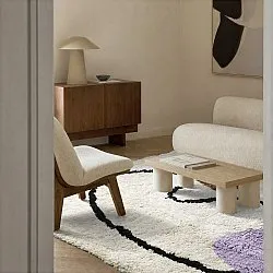 Tapis shaggy - Naousa Natural Cotton Shaggy (multicolore)