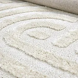 Tapis moelleux - Naha (blanc cassé)
