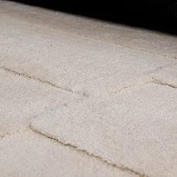 Tapis shaggy - Paxos (crème)