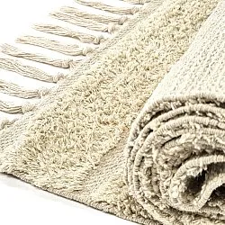 Tapis shaggy - Rani Natural Cotton Shaggy (beige)