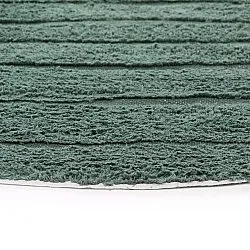 Tapis rond - Rani Natural Cotton Shaggy (vert)