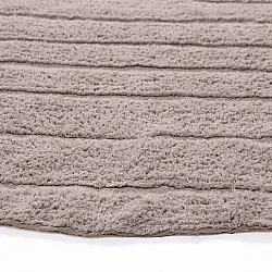 Tapis rond - Rani Natural Cotton Shaggy (taupe)