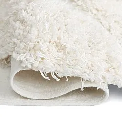 Tapis shaggy - Sivota Natural Cotton Shaggy (blanc cassé)