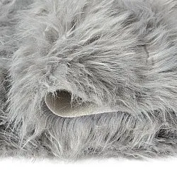 Tapis shaggy - Sohar (gris clair)