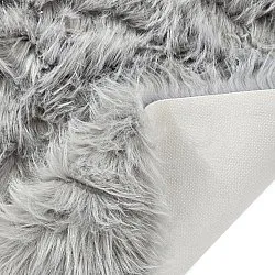 Tapis shaggy - Sohar (gris clair)