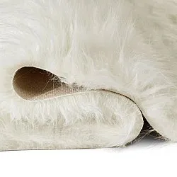 Tapis shaggy - Sohar (blanc)