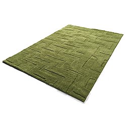 Tapis shaggy - Tripoli (vert mousse)