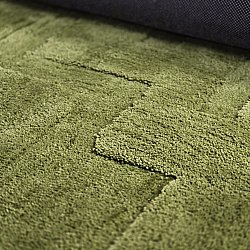 Tapis shaggy - Tripoli (vert mousse)