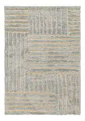 Tapis shaggy - Tyros (crème/gris)