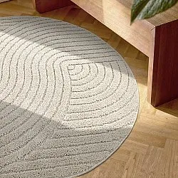 Tapis ronds - Wendy (beige)