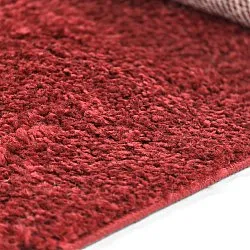 Tapis à poils longs - Zoe (rouge)