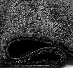 Tapis à poils longs - Zoe (noir)