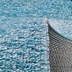 Tapis à poils longs - Zoe (turquoise)