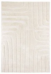 Tapis à poils longs - Elvira (blanc cassé)