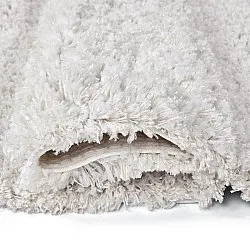 Tapis shaggy - Combarro Solid Cotton Shaggy (crème)