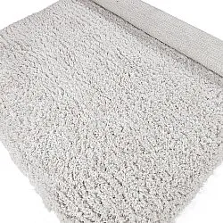 Tapis shaggy - Combarro Solid Cotton Shaggy (crème)