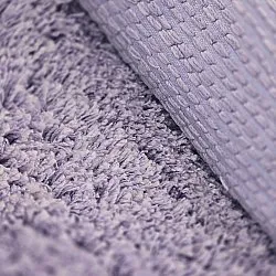 Tapis shaggy - Combarro Solid Cotton Shaggy (violet clair)