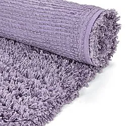 Tapis shaggy - Combarro Solid Cotton Shaggy (violet clair)