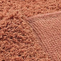 Tapis shaggy - Combarro Solid Cotton Shaggy (orange clair)