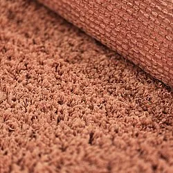 Tapis shaggy - Combarro Solid Cotton Shaggy (orange clair)