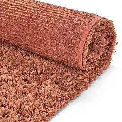 Tapis shaggy - Combarro Solid Cotton Shaggy (orange clair)