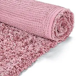 Tapis shaggy - Combarro Solid Cotton Shaggy (rose clair)