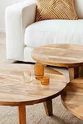 Table basse - Vintage - 65 cm round (nature)