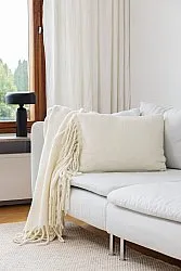 Housse de coussin en mélange de laine - Samantha (blanc cassé)