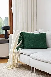 Housse de coussin en mélange de laine - Samantha (vert)