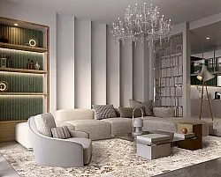 Tapis Wilton - Denizli (beige)
